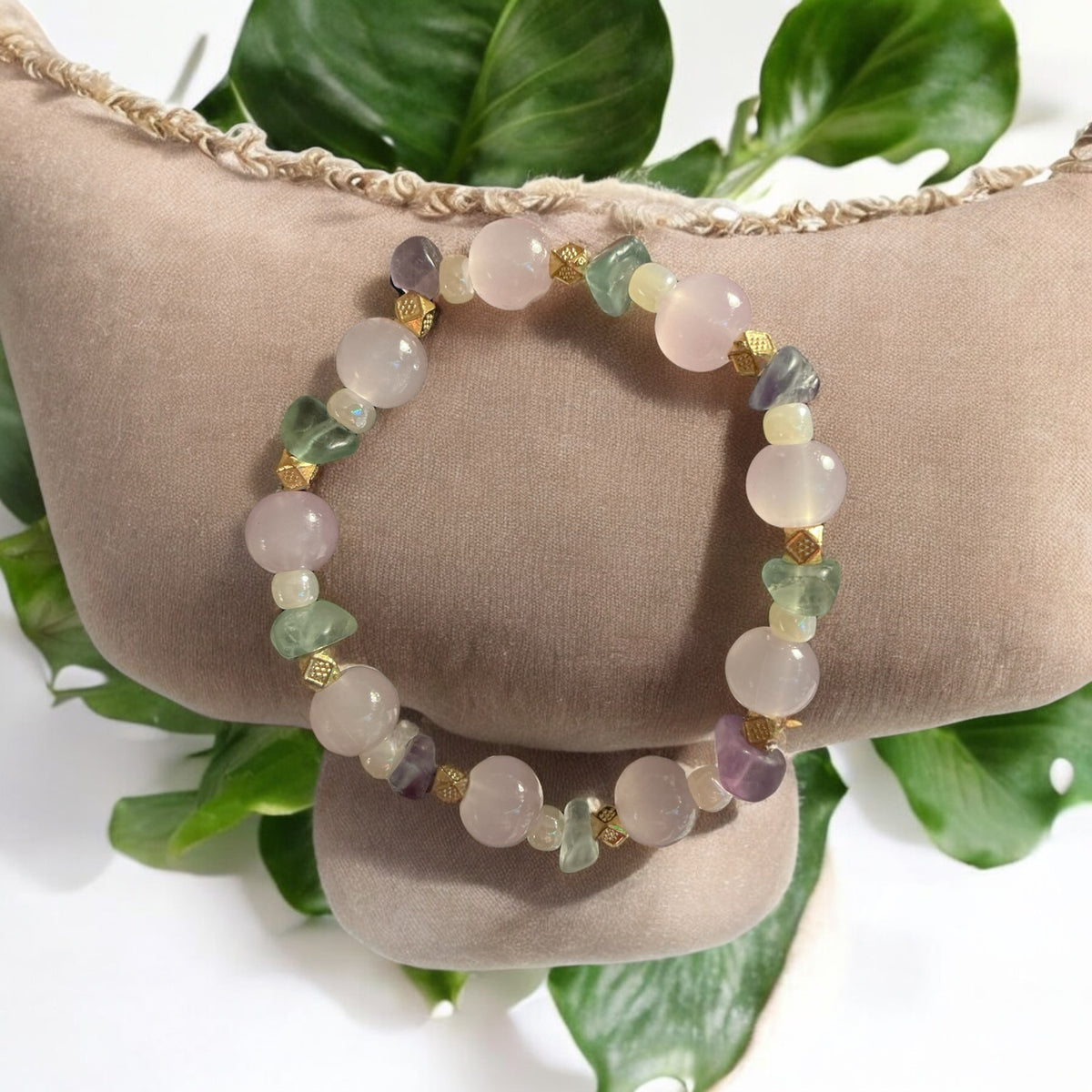 Artisan Glass Bead Bracelet