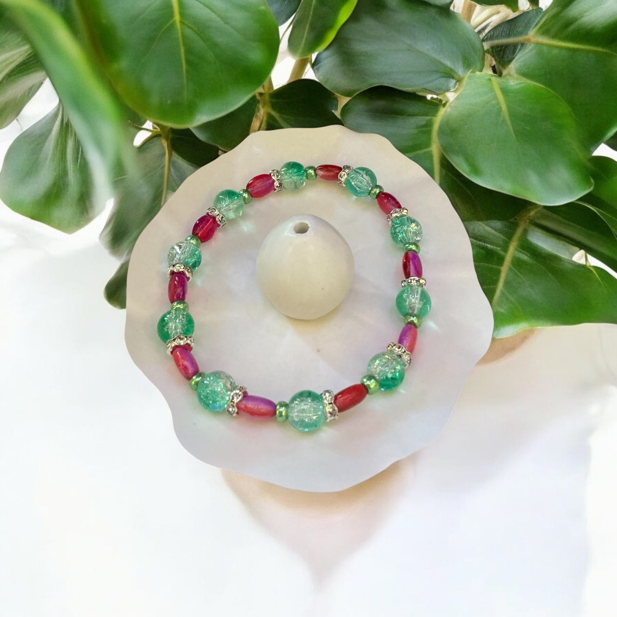Glass Beaded Bracelet