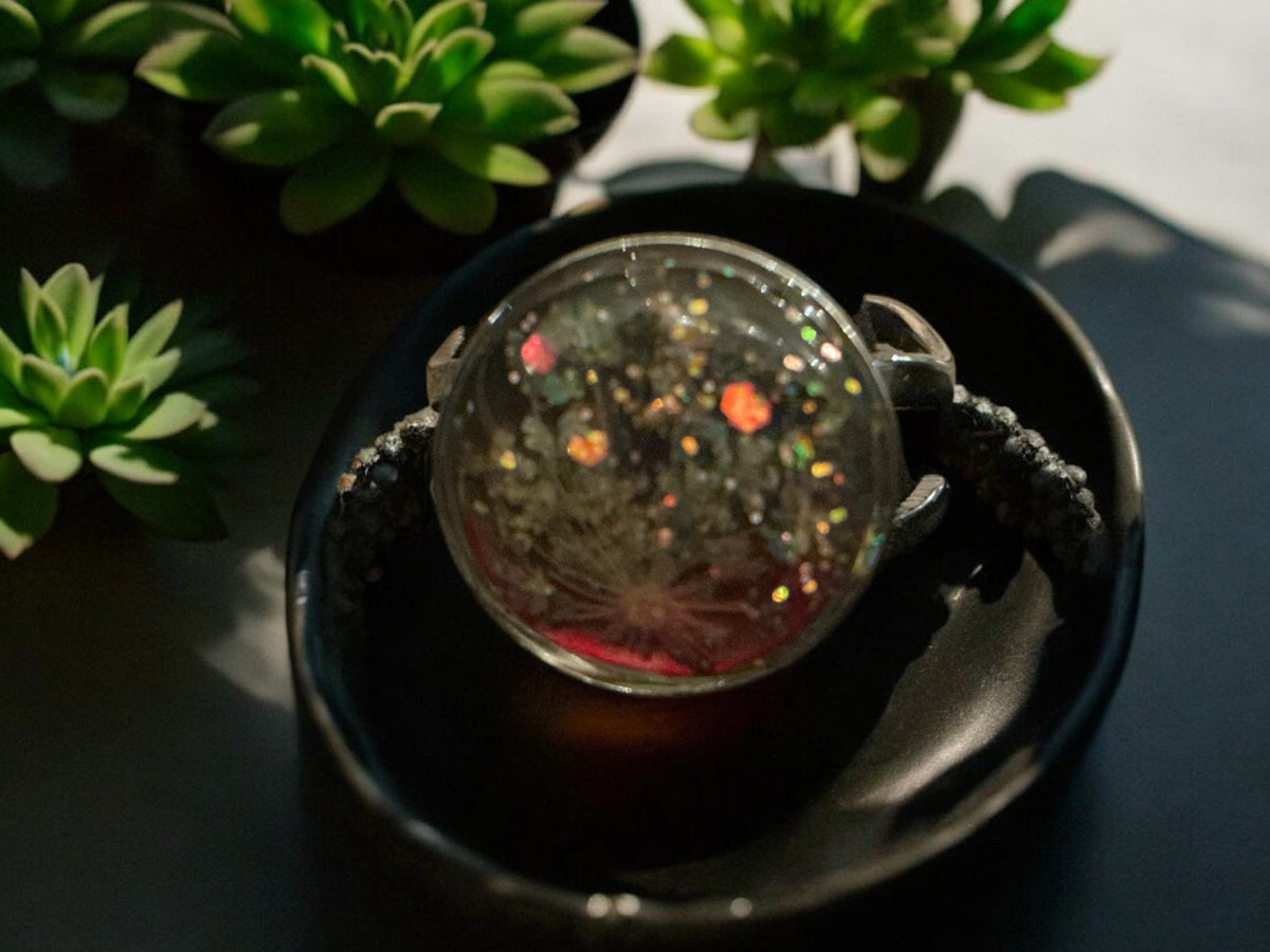 Resin Flower Ring