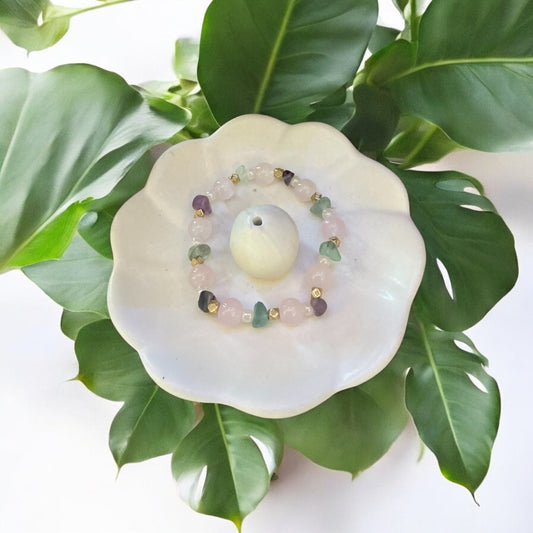 Artisan Glass Bead Bracelet